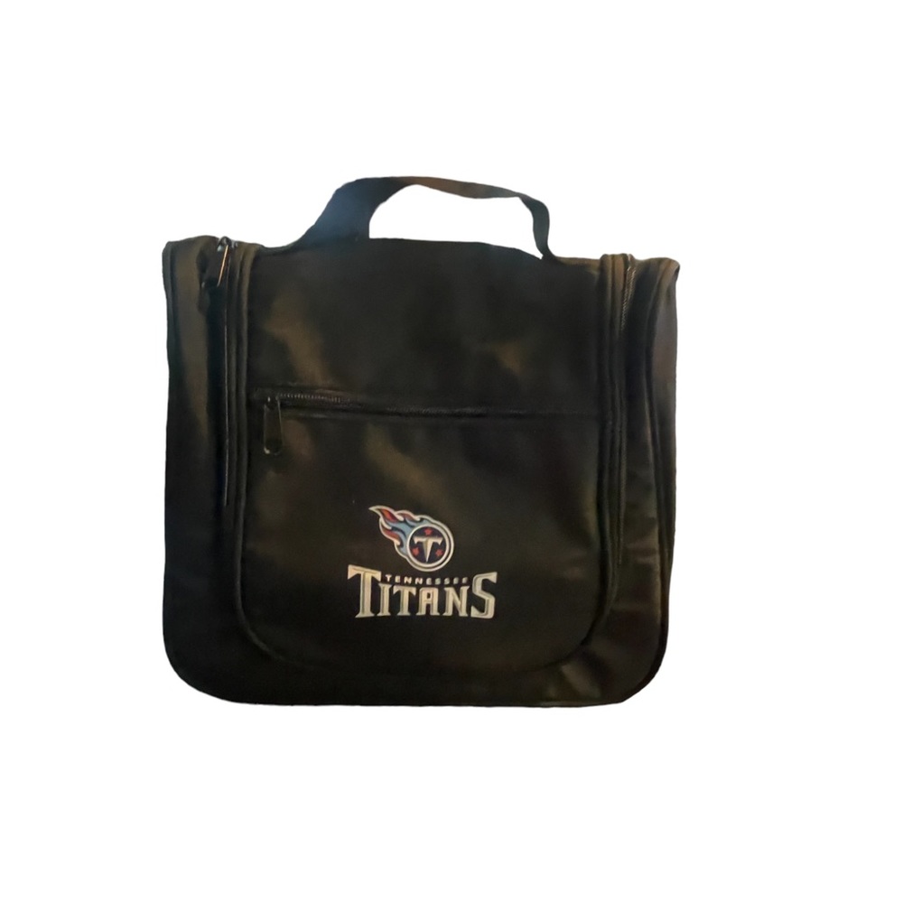 Tennessee Titans Black Hanging Toiletries Bag